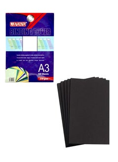 PARTNER 100-Piece A3 Size Binding Sheet Sheet Black 