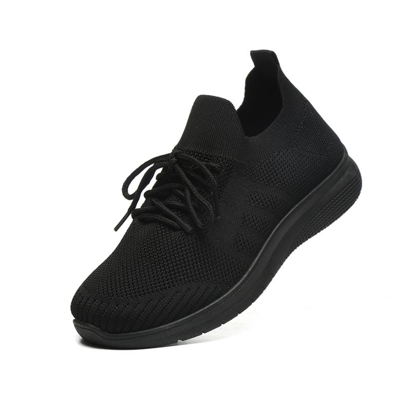JIOJIT Sneakers for Women Walking Shoes Casual Lightweight Breathable Tennis Shoes Non Slip Work Shopping Travel (Black 6) - Image 1