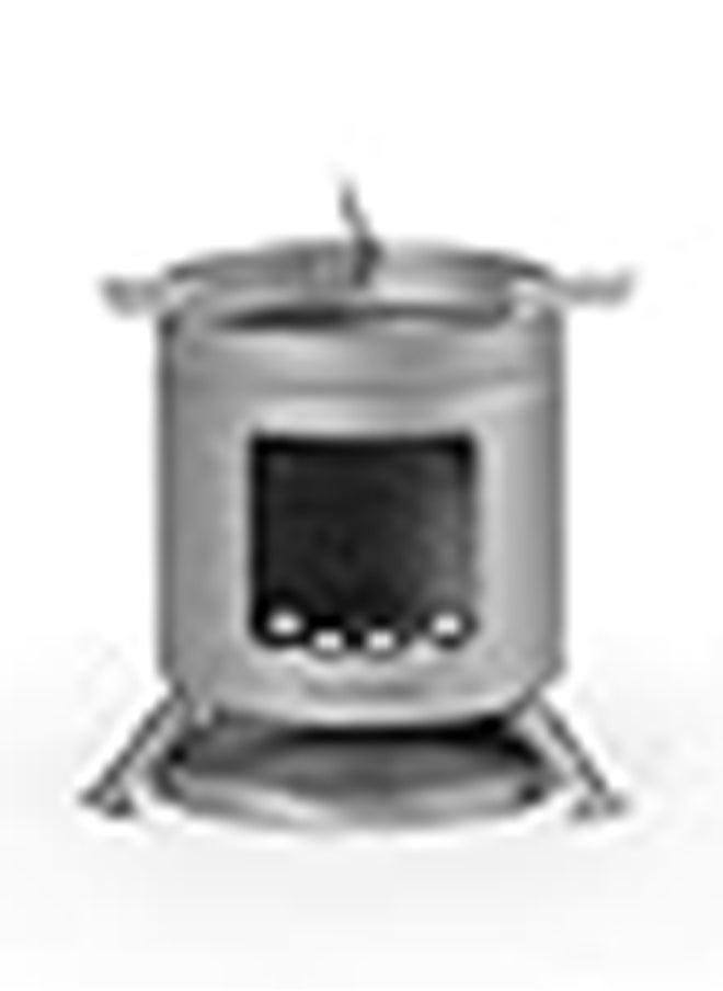 Naturehike Mini Titanium Wood Stove Titanium Color | Lightweight Portable Burner for Camping, Backpacking, and Outdoor Cooking  - Image 3