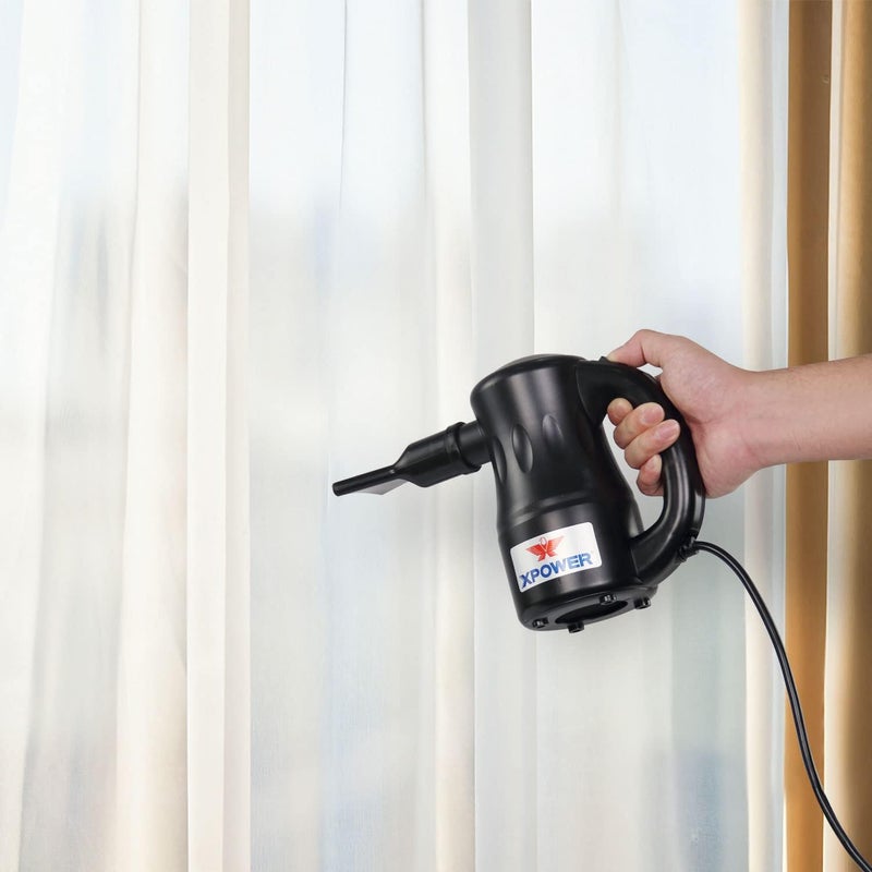 XPOWER Cyber Duster Electric Air Duster - High Performance for Dusting, Drying, and Inflating (Black, A-2) - Image 5