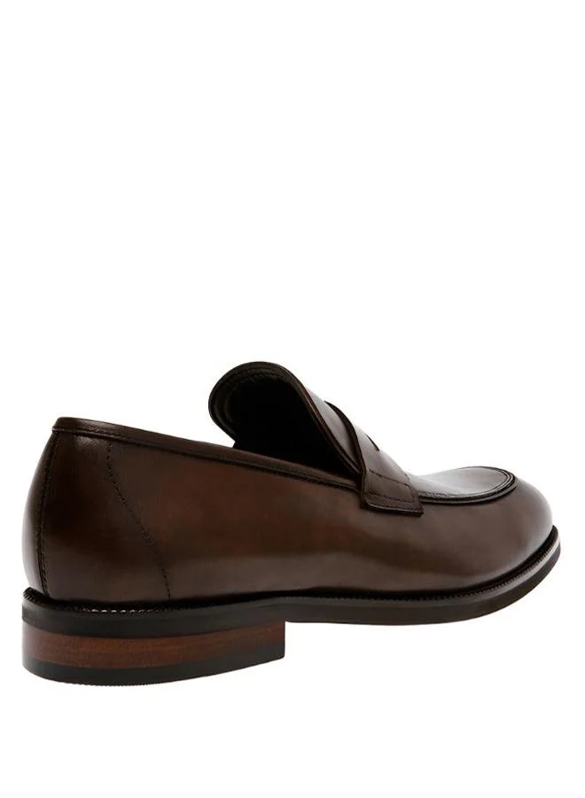 Steve Madden  Pardito Brown Leather Men's Loafers for Men | Best Price UAE