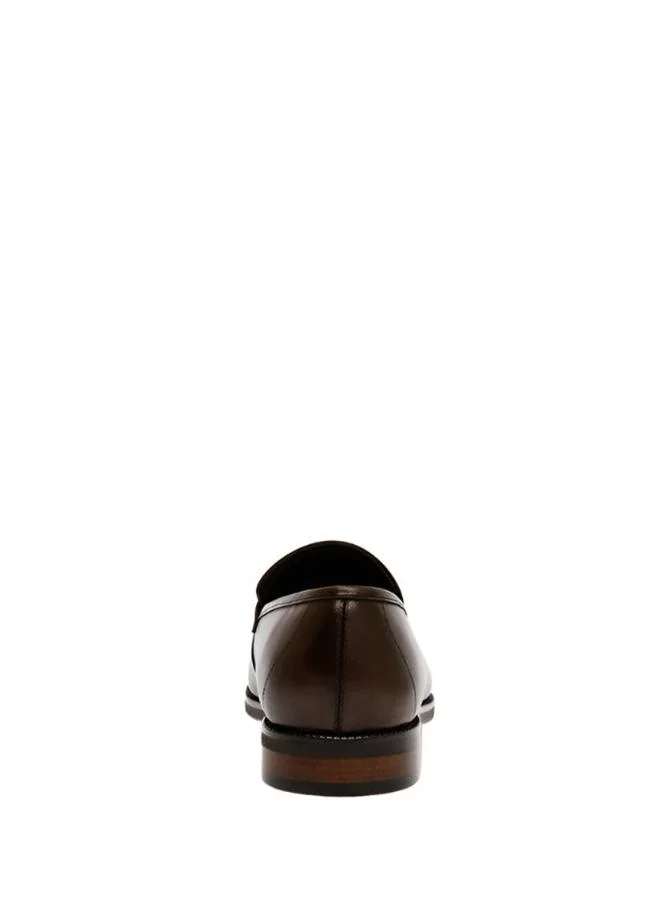 Steve Madden  Pardito Brown Leather Men's Loafers for Men | Best Price UAE