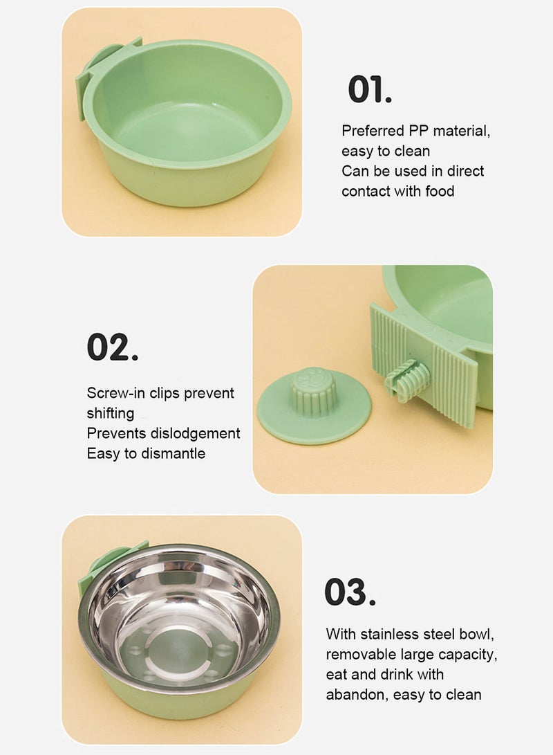 كيدل الفولاذ المقاوم للصدأ وعاء القط القط وعاء الماء - Image 3