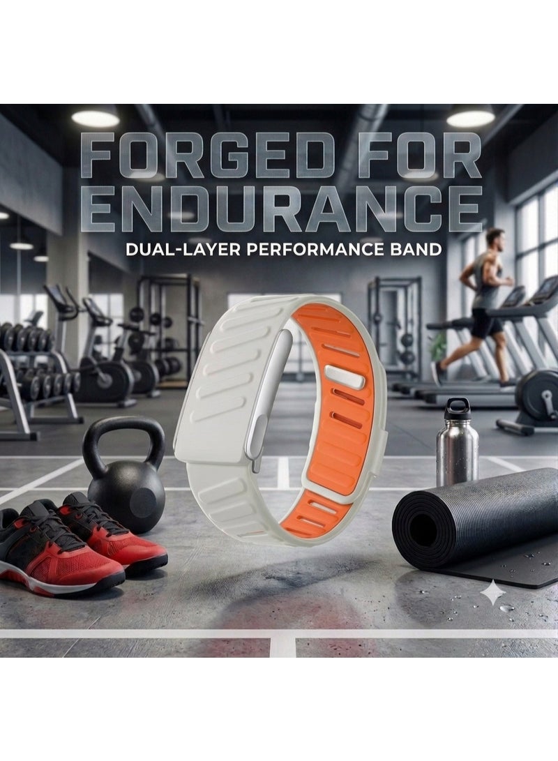TEMPO SportFlex Silicone Strap for WHOOP 5.0 Life /MG – ECG Compatible, Waterproof & Sweatproof Band with U Shaped Connector - Premium Fitness Accessory | NOT for Gen 4 - Image 2