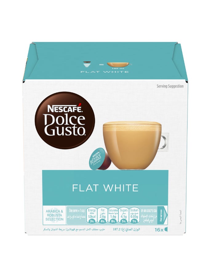 Nescafe Flat White Coffee 11.7grams Pack of 16 - Image 1