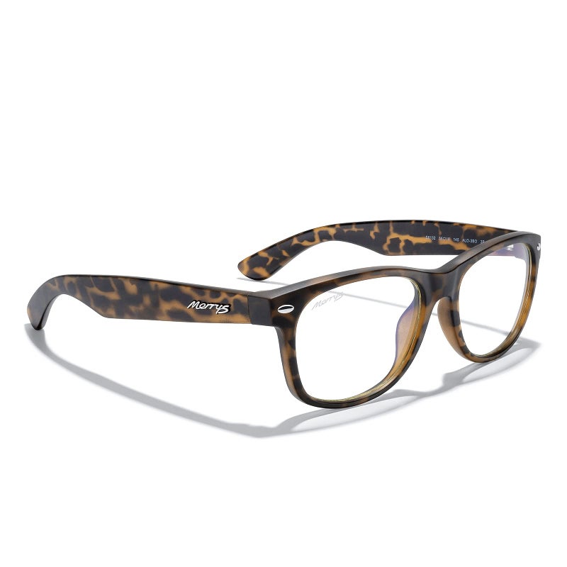 MERRY'S Polarized Unisex Shades Sunglasses for Men and Women Vintage Polarized Sun Glasses Mirror Lens (Matte Leopard Frame/Anti-blue Light Lens, 55) - Image 5
