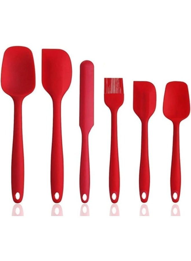 BS Silicone 6 pcs Non Stick Rubber Spatula Set - Image 1