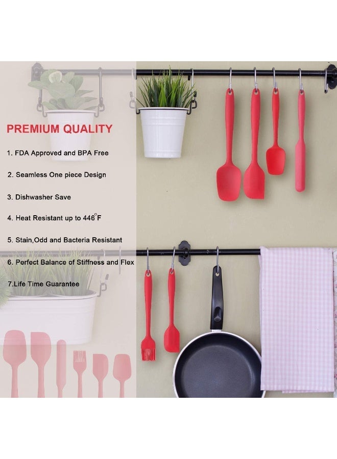 BS Silicone 6 pcs Non Stick Rubber Spatula Set - Image 2