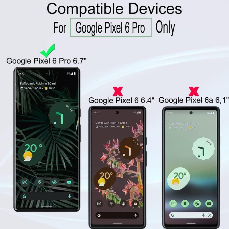 Ibywind [Pack of 2] Google Pixel 6 Pro Screen protector (6.7 Inch) with Alignment Frame,Bubble-Free,Smart Film Tech,99% HD Clear,Easy to install - Image 2