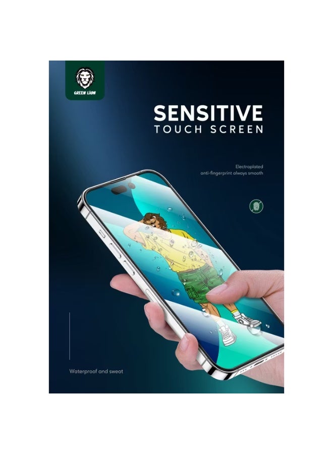 GREEN LION 3D Silicone HD Glass Screen Protector for iPhone 13 Pro Max/14 Plus ( 6.7" ) - Clear - Image 2