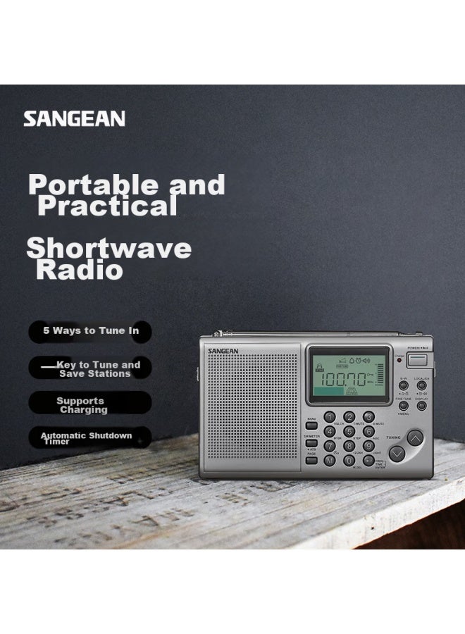 SANGEAN راديو ثلاثي النطاق مستورد عالي الجودة Ats-405، ضبط FM، محمول صغير - Image 1