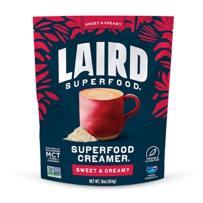 Laird Superfood Non-Dairy Superfood Creamer Coconut Powder Coffee Creamer Sweet & Creamy Gluten Free, Non-GMO, Vegan 16 oz. Bag, Pack of 1 - Image 4