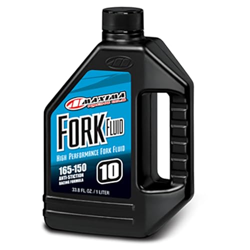 Maxima (59901-10) 165/150 Grade 10WT Zero Drag Formula Racing Fork Fluid - 1 Liter - Image 1