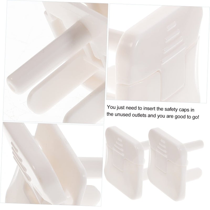 Electrical Outlet Plug Covers 10 Pack White Replacement Safety Socket Covers - Image 5