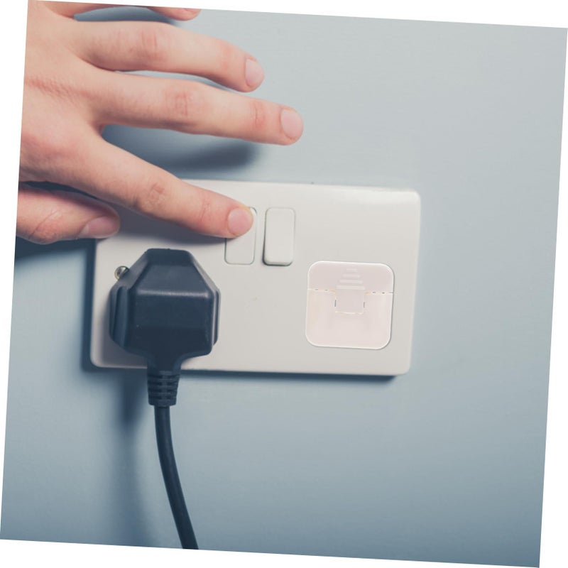Electrical Outlet Plug Covers 10 Pack White Replacement Safety Socket Covers - Image 4