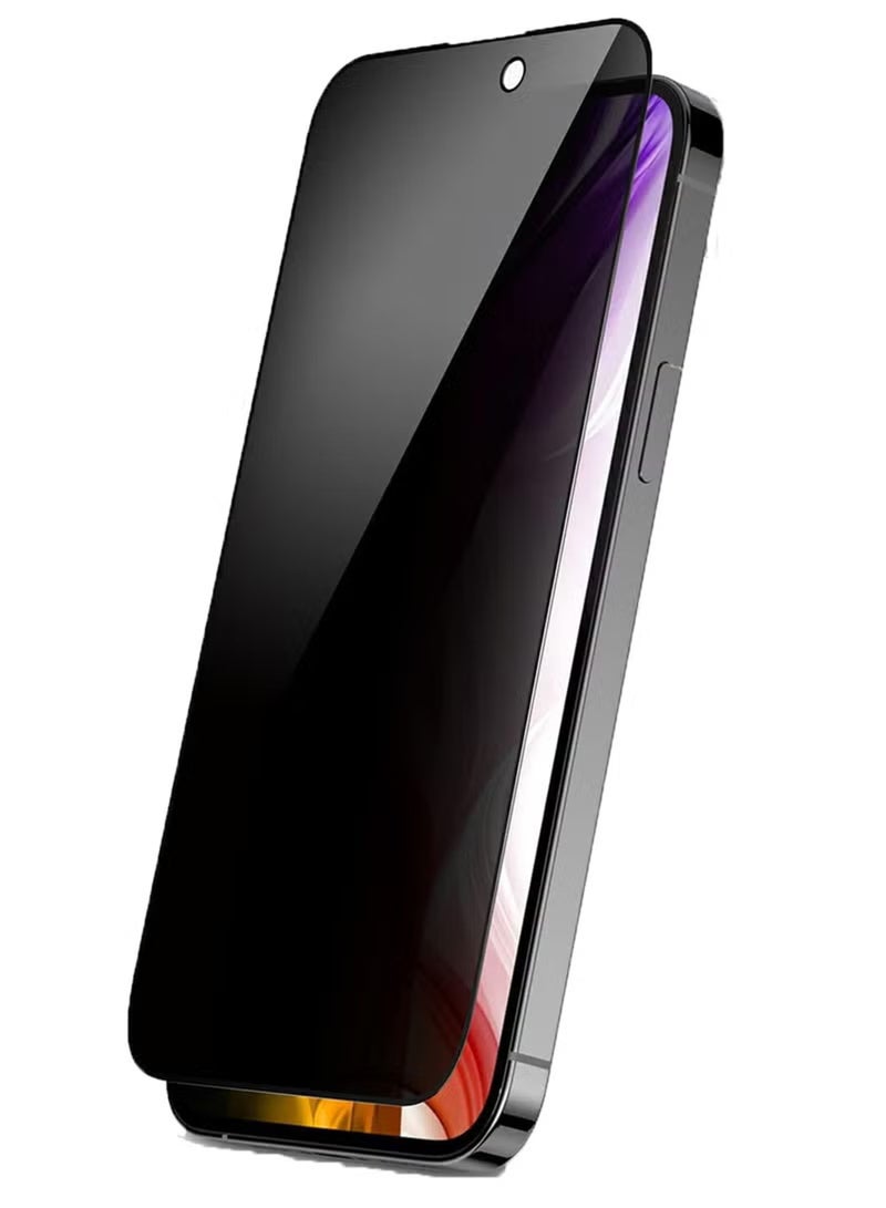 Rock Pow Privacy Full Coverage for iPhone 17 PRO  Max Screen with 9H Hardness Tempered Glass scratch Bubble Free Fingerprint Feature - Image 1