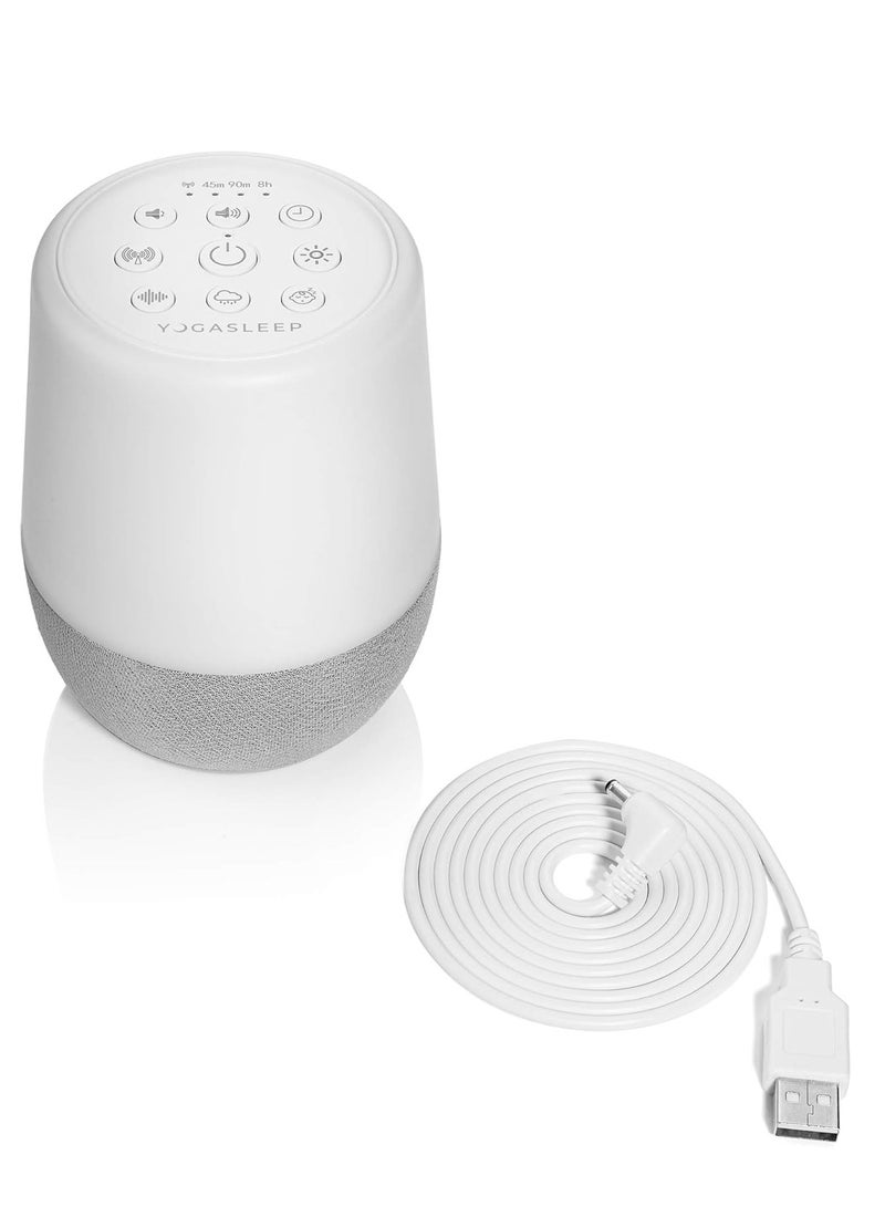 Yogasleep Duet White Noise Sound Machine & Night Light, 30 Natural Sounds, Bluetooth-Wireless Speaker for Travel, Office Privacy, Concentration, Sleep Aid for Adults & Baby, Registry & Nursery Gift - Image 4