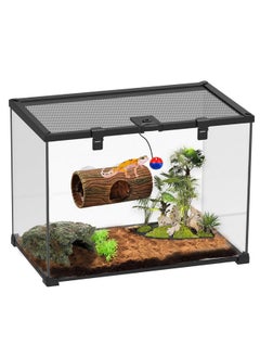 Kathson kathson Resin Hide Cave for Gecko,Reptile Hollow Tree Trunk with Suction Cups,Hideway Caverns Lizard Climbing Toys Tank Accessories for Hermit Crab Snakes Frog Spider  - Image 5