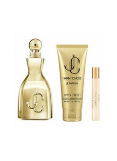 Jimmy Choo Jimmy Choo I Want Choo Le Parfum Gift Set 100ml + Body Lotion 100ml + 7.5ml  - Image 2