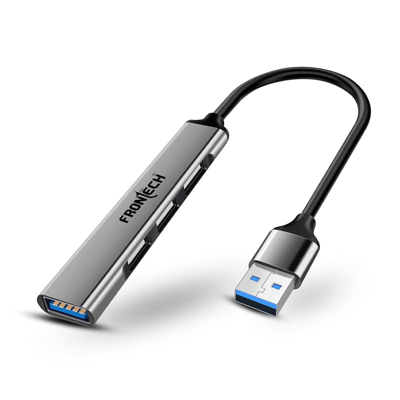 FRONTECH Multiport HUB,USB 3.0, 3X USB 2.0,Compact Metal Design, Multi OS Compatible. (NC-0042) - Image 1