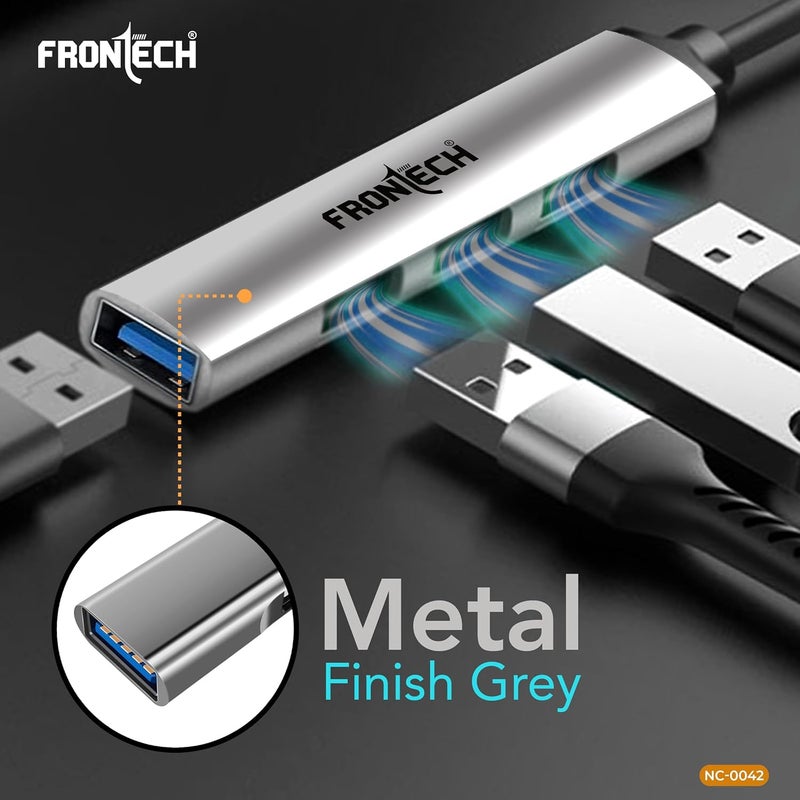 FRONTECH Multiport HUB,USB 3.0, 3X USB 2.0,Compact Metal Design, Multi OS Compatible. (NC-0042) - Image 5