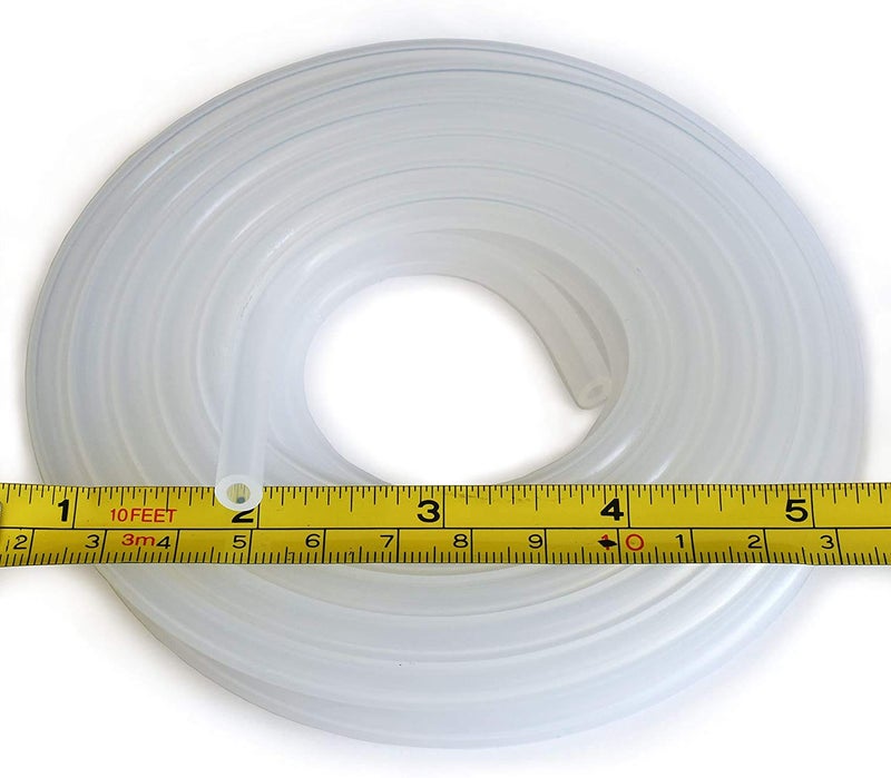 Cold & Colder Pure Silicone Tubing - 1/8" ID x 1/4" OD - High Temp Kink-free Hose Tube 500F (10 Feet) - Image 1