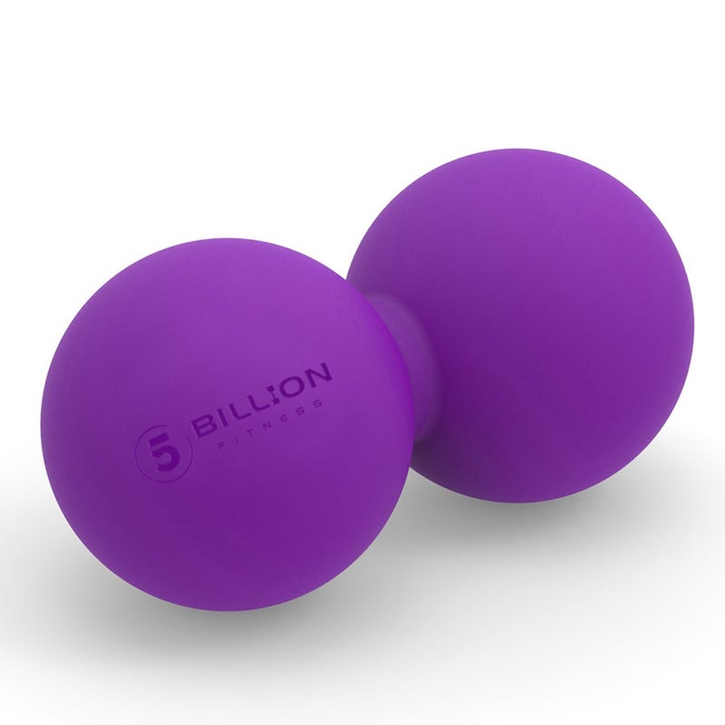 5BILLION FITNESS 5BILLION FITNESS Peanut Massage BallDouble Lacrosse Ball and Mobility Massage Ball for Physical Therapy Deep Tissue Massage Tool for Myofascial Release Muscle Relaxer Acupoint Massage Purple