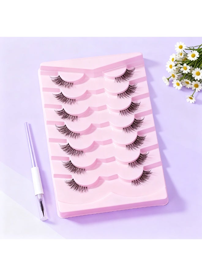 Beauenty 7 Pairs Half Eye False Eyelashes 5X12 mm - Image 3