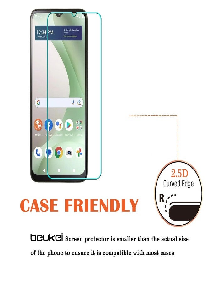 beukei (3 Pack) Designed for BLU View 5 Screen Protector Tempered Glass,9H Hardness - Image 4