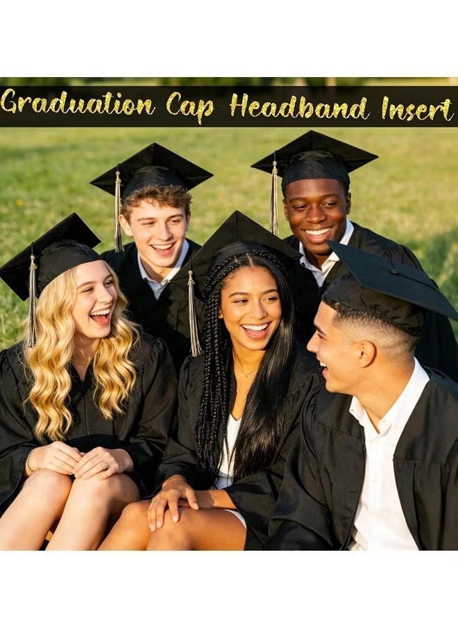 3 Pcs Graduation Cap Headband, Anti-slip Hairband Graduation Hat Accessory for Graduates - Secures Your Graduation Caps and Keeps Hairstyle - Image 5