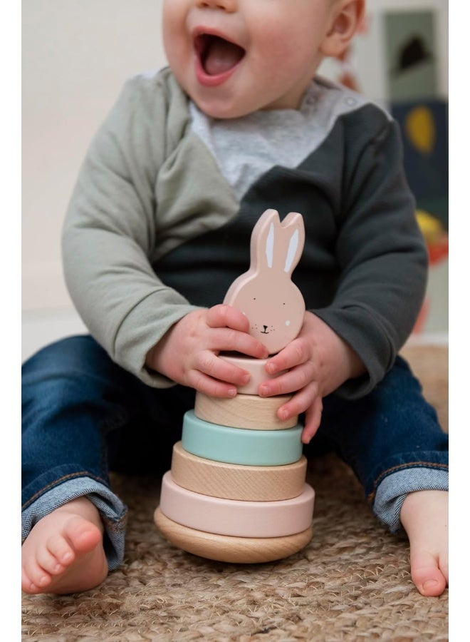 Trixie Wooden stacking toy - Mrs. Rabbit - Image 3