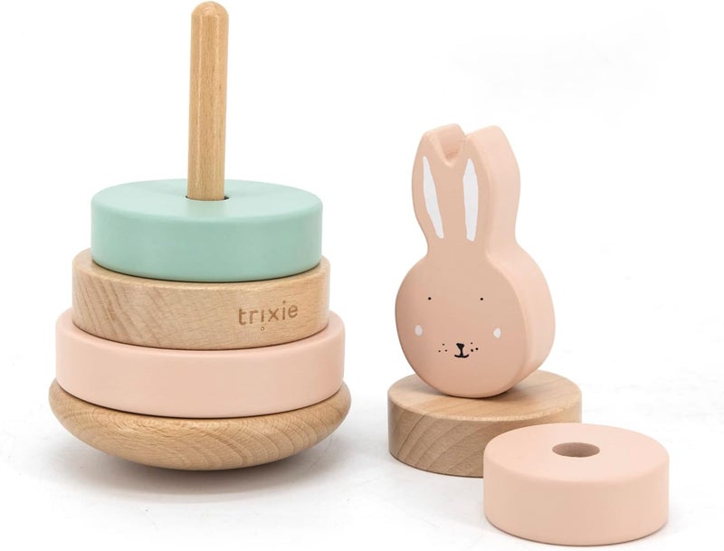 Trixie Wooden stacking toy - Mrs. Rabbit - Image 2