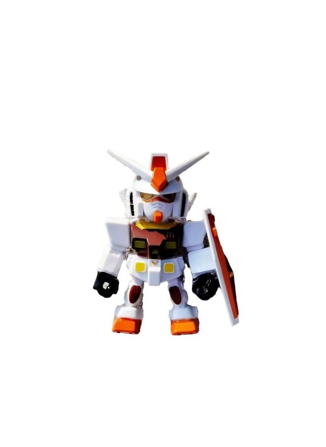 Generic - McDonald's Gundam Joint Angus Transparent Black Gold Yuanzu Hamburg Hand-held Mecha Model Toy Peripheral Ornaments-Color:Single Shield [without Gundam] - Image 1