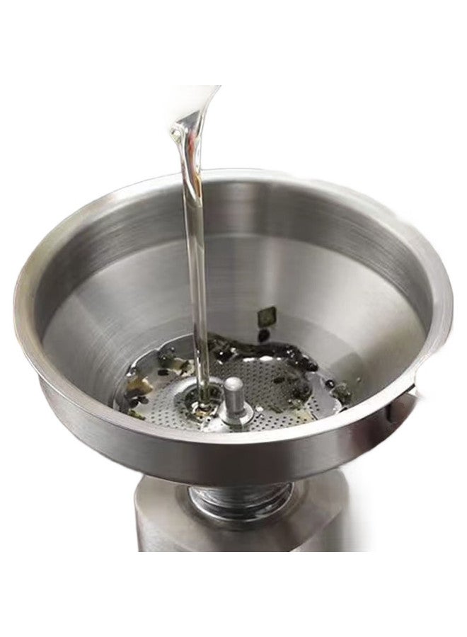 Jekero 304 Detachable Strainer Stainless Steel Funnel Large Size Oil And Wine Strainer - 15Cm - Image 2