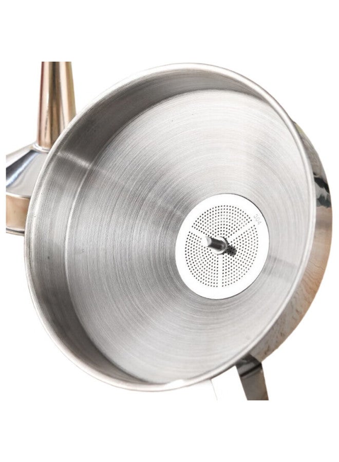 Jekero 304 Detachable Strainer Stainless Steel Funnel Large Size Oil And Wine Strainer - 15Cm - Image 3