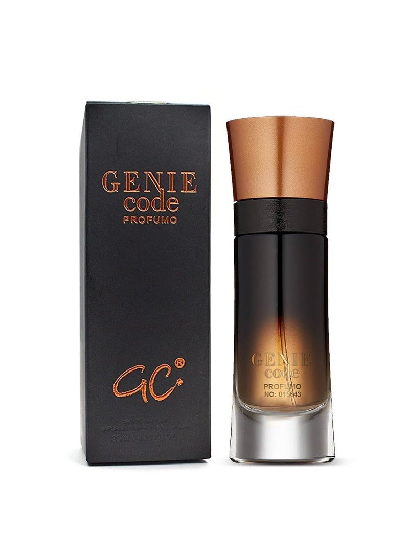 Genie Collection Genie Code Profumo 5643 For Men 25ML - Image 3