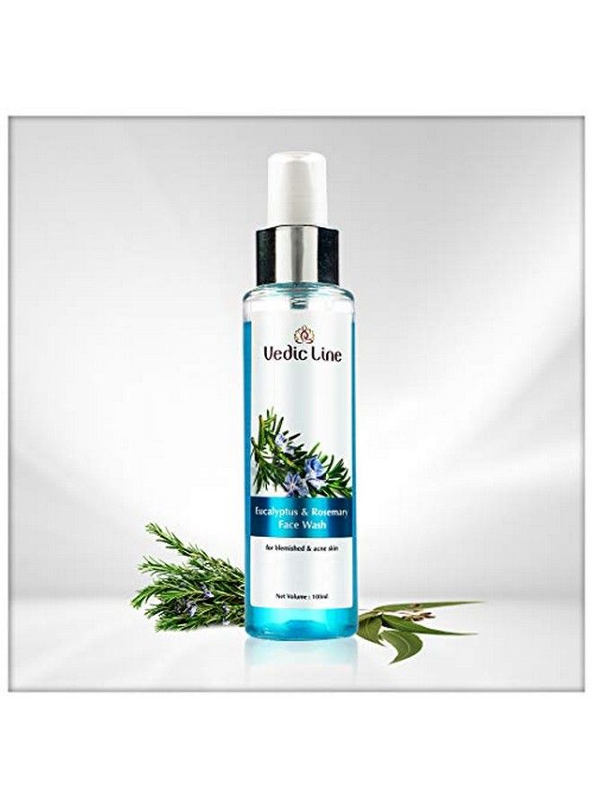 Vedicline Eucalyptus & Rosemary Face Wash Reduce Blemishes Acne And Pimple For Clear & Refreshed Skin 100Ml - Image 3