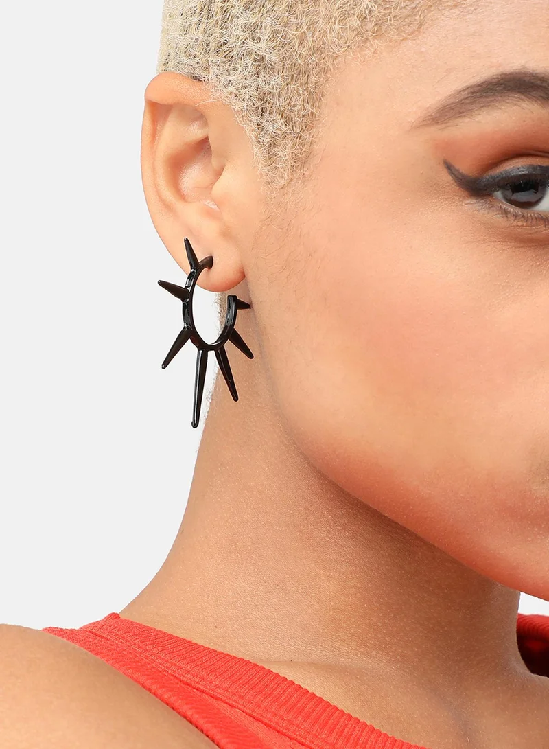 SOHI Party Artificial Hoop Earring Jewellery