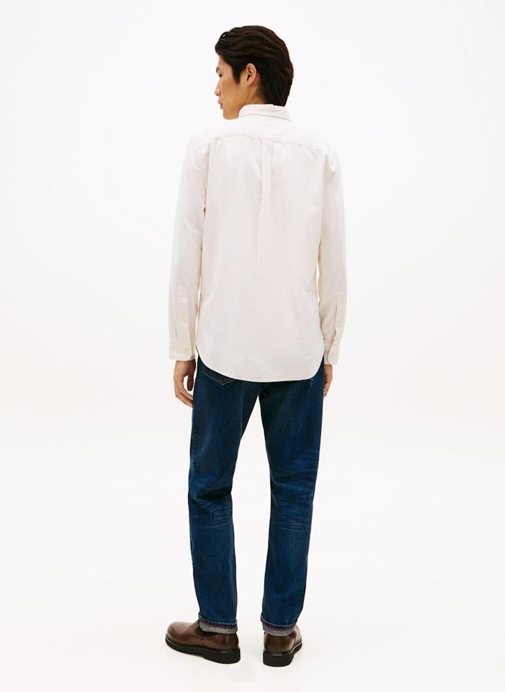 TOMMY HILFIGER Brushed Linen Twill Regular Fit Shirt - Image 2