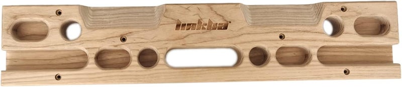 klarako Wooden Climbing Hangboard Slopers Grip Fingerboard Fingers Pinch Strength Trainer Rock Climb Forearm Training Board Grip Gripper - Image 1