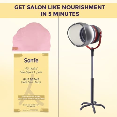 Sanfe Hair Repair Hair Spa Mask | For Instant Hair Repair & Shine | Hair Smoothening, Split Ends, Dry & Damaged Hair | Salon like nourishment in 5 minutes | 1 pc - Image 4