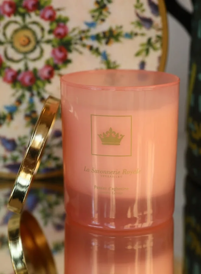 La Savonnerie Royale 200g Colored Collection Candle Pétales d'églantine