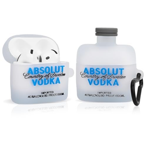 Suublg Case for AirPods 4th Generation Earbuds (2024) with Carabiner, Silicone Charging Protective Cover with Cute Skin Design for AirPods 4 Wireless Headphones - Image 1
