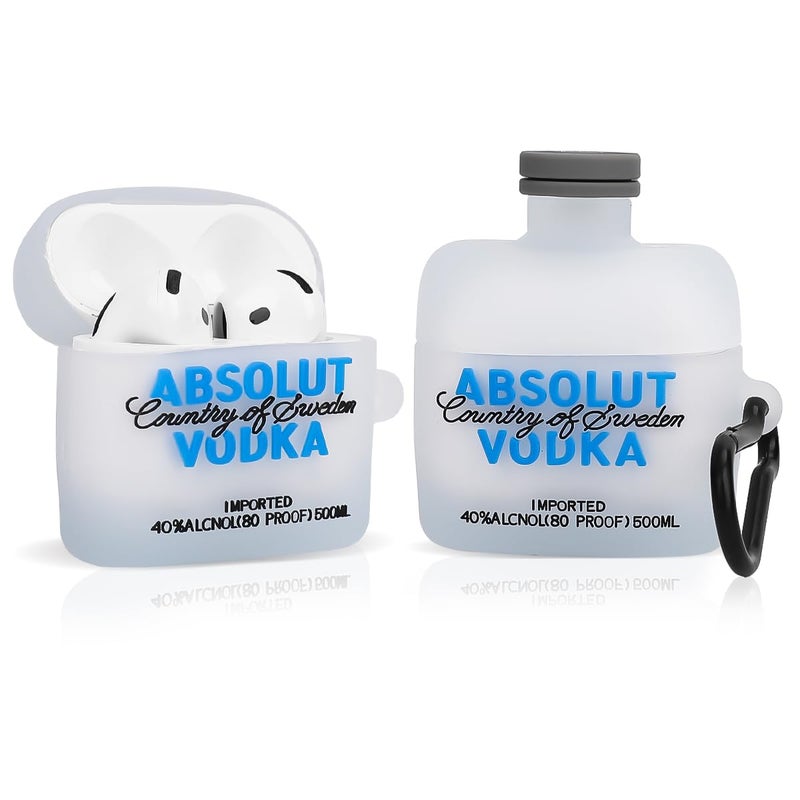Suublg Case for AirPods 4th Generation Earbuds (2024) with Carabiner, Silicone Charging Protective Cover with Cute Skin Design for AirPods 4 Wireless Headphones - Image 5