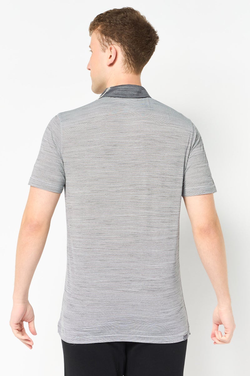 PUMA Men Sportswear Fit Short Sleeve Outdoor Polo Shirts, Grey - Image 3