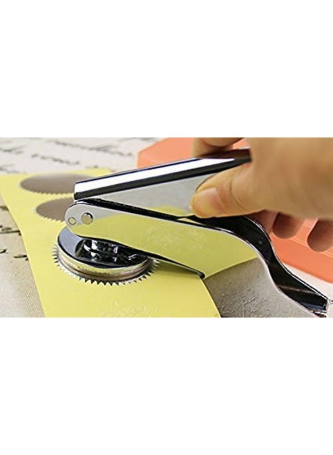 MNYR 100pcs RED Vintage Embosser Stamp Sealing Blank Certificate Self-Adhesive Seal Stickers - Image 2