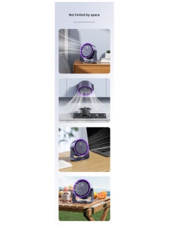 Digital Touch Screen Desk Fan, 15cm Bladeless Air Circulator with LED Display, USB Charging, Wall Mountable or Clip style,Ulrta quiet----Clip style - pzsku/Z0B5272FB495CFE2B3F28Z/45/1741158615/7e27ae8b-9a42-4276-a143-2610cdc68e4e