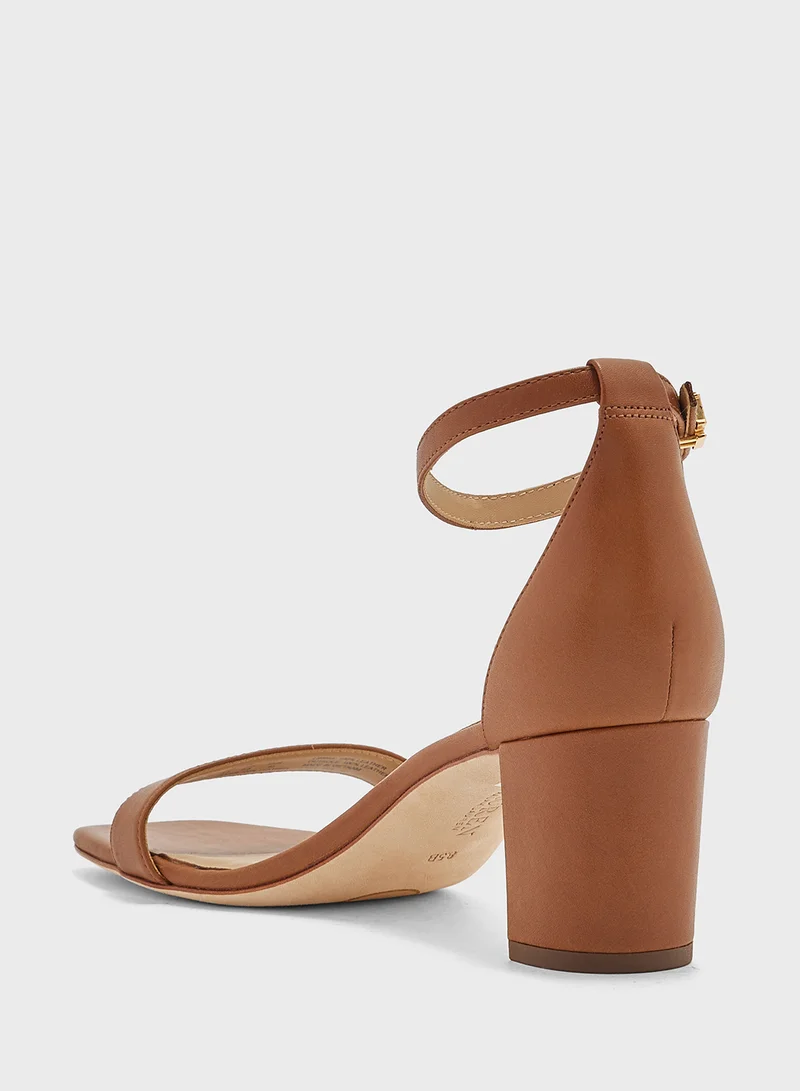 لورين رالف لورين LOGAN-SANDALS-HEEL SANDAL