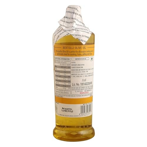 Bertolli Classico Olive Oil- Pure Olive Oil- All Purpose Cooking Oil- Mild Taste-Grilling, Roasting-Italian Brand World no 1- from The Makers of Figaro- 1L Bottle - Image 3