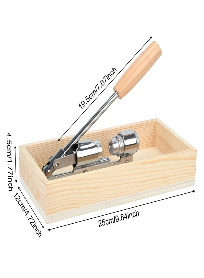 Zalaxt Manual Nut Cracker for Walnuts, Chestnuts, Almonds, Pecans, Hazelnuts with Wooden Storage Base - Image 3